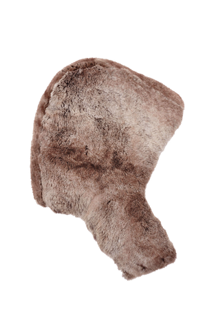 Lodenkapuze mit Rexkaninfell