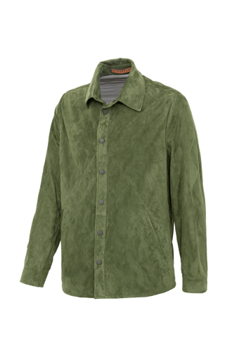 Hemd aus Veloursleder - Melvin