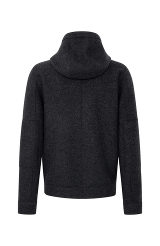 Boiled wool jacket with hood - George