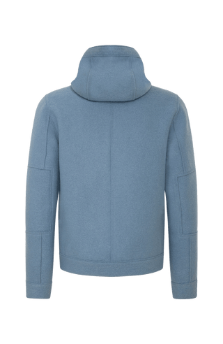 Boiled wool jacket with hood - George