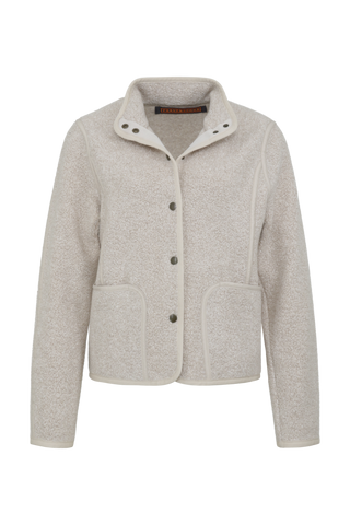 Cashmere teddy jacket – Clara-CT