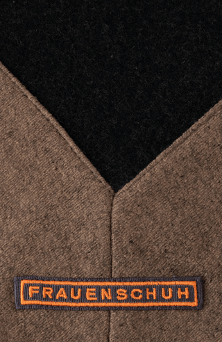 Wool blanket black/brown