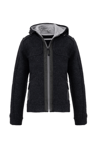 Children's boiled wool jacket