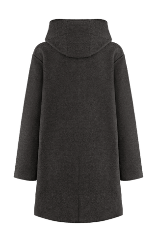 Wool coat with hood - Olivia