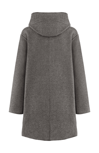 Wool coat with hood - Olivia