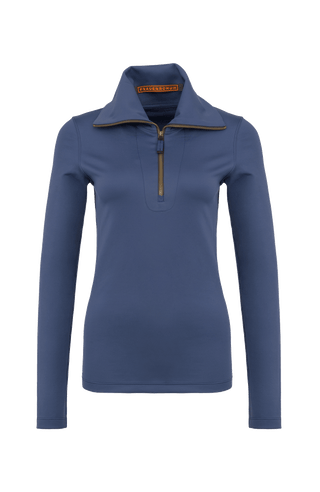 Blaues baselayer Unterziehshirt von vorne