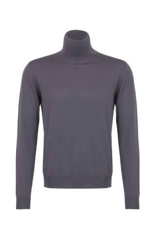 Rollkragenpullover aus Merinowolle - Toni