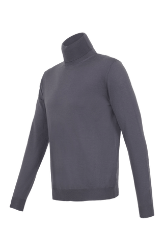 Rollkragenpullover aus Merinowolle - Toni