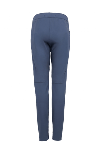Seitenansicht der Funktionshose „Collin“ in der Farbe Blau – zeigt den praktischen Schnitt und das robuste Material, ideal für kalte Herbst- und Wintertage bei Outdoor-Aktivitäten