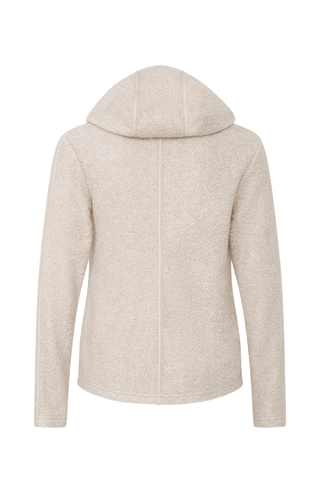 Damen-Kaschmirpullover mit Kapuze in Caramel – Modell Rania-CT 506580, Rückansicht