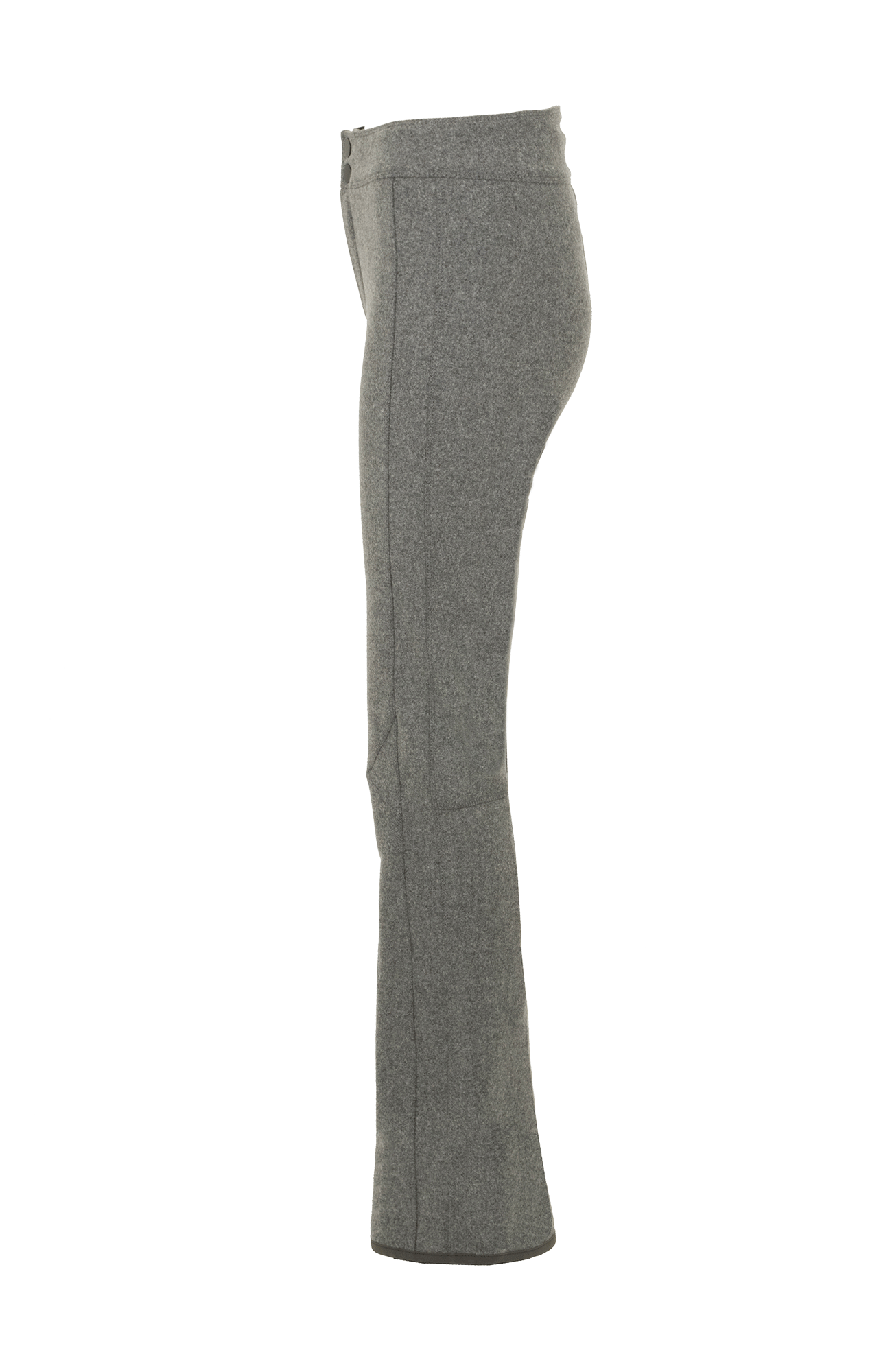 Damenskihose aus funktionalem Loden, Farbe:30-0 flanellgrau - Seitenansicht