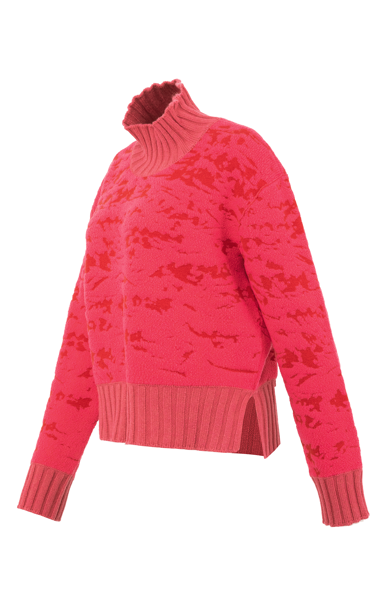 Knitted sweater with mountain motif - Montblanc