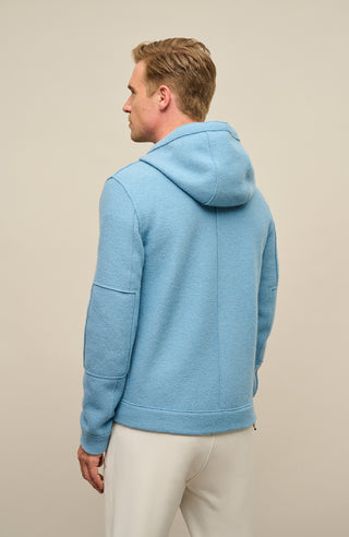 Boiled wool jacket with hood - George