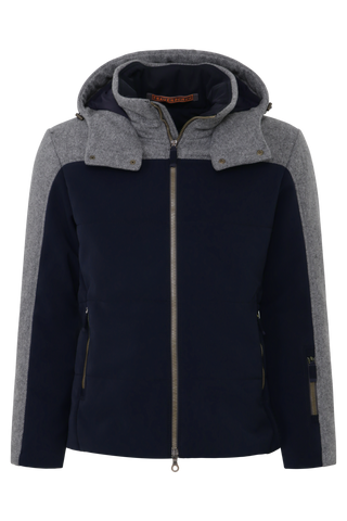 Herren Skijacke Modell 556230 Viktor Multi-S in Midnight – Vorderansicht, funktionale Performance, femininer Schnitt, made in Austria von Frauenschuh