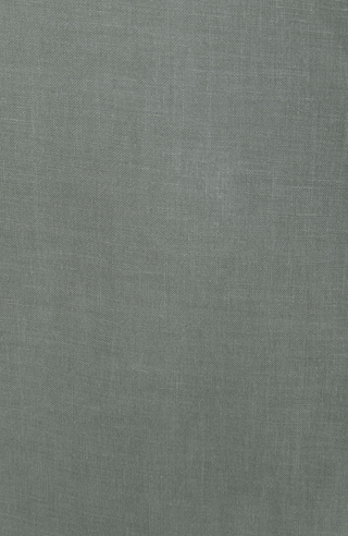 Leinenhemd für Herren, Modell Julian (Art. 643713) in Salbeigrün, Detailansicht auf weissem Hintergrund fotografiert