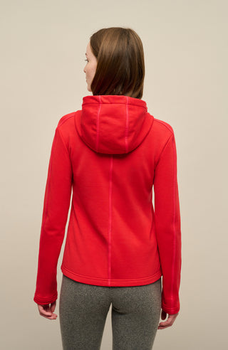 Jacke mit Kapuze aus Wool Powerstretch - Rania