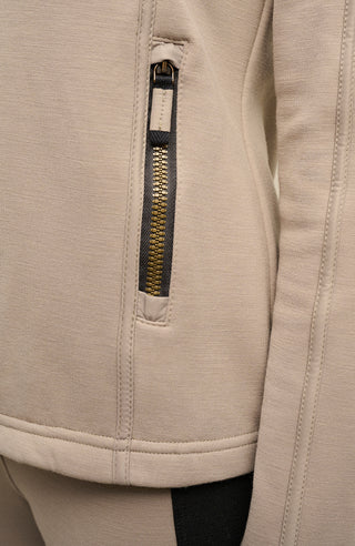 Jacke mit Kapuze aus Wool Powerstretch - Rania