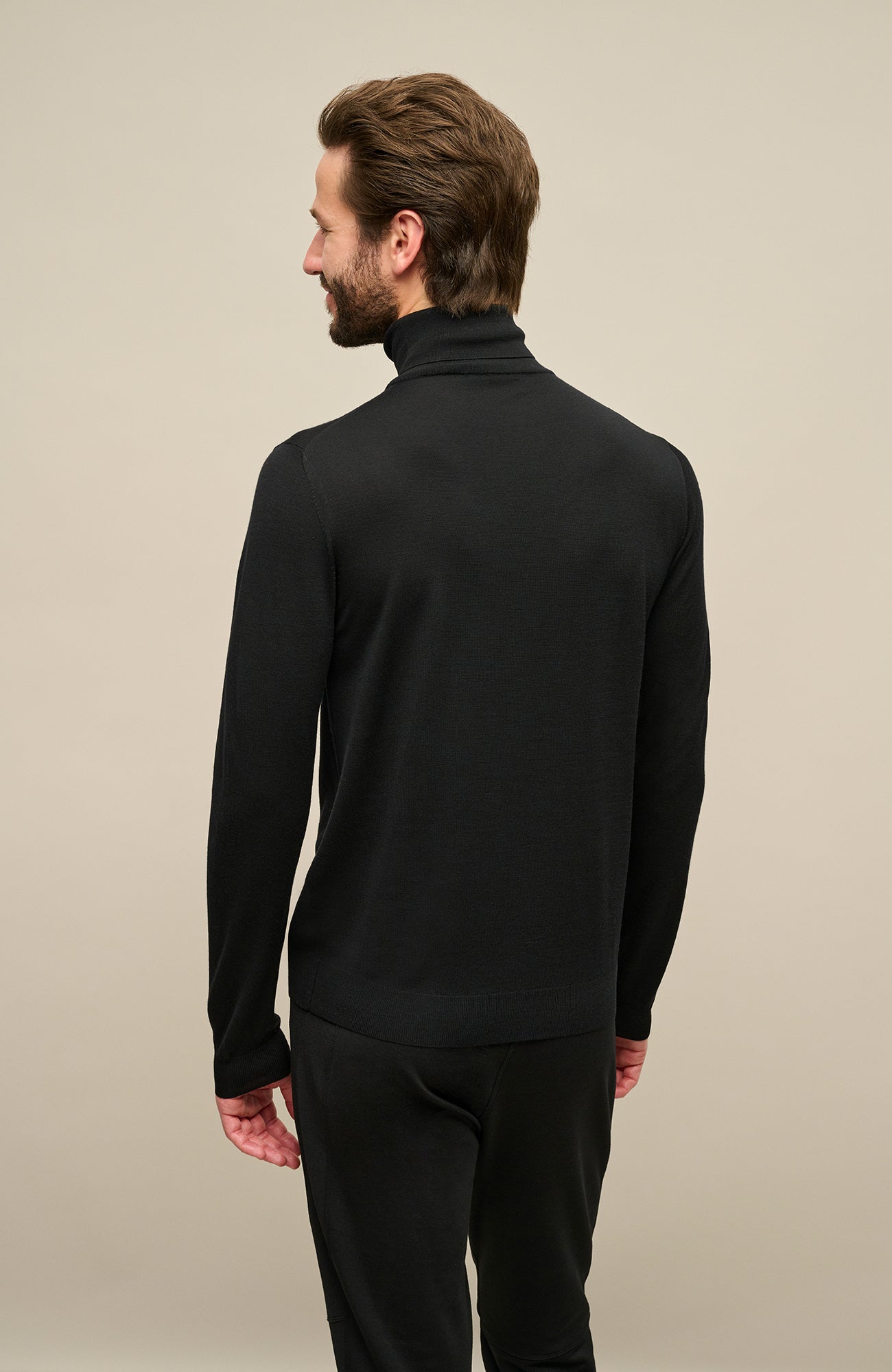 Rollkragenpullover aus Merinowolle - Toni