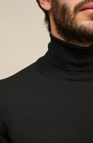 Rollkragenpullover aus Merinowolle - Toni
