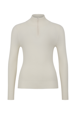 Damen Unterziehshirt Modell 713560 Jean-MV in creme Vorderansicht, aus feinster Merinowolle von Frauenschuh