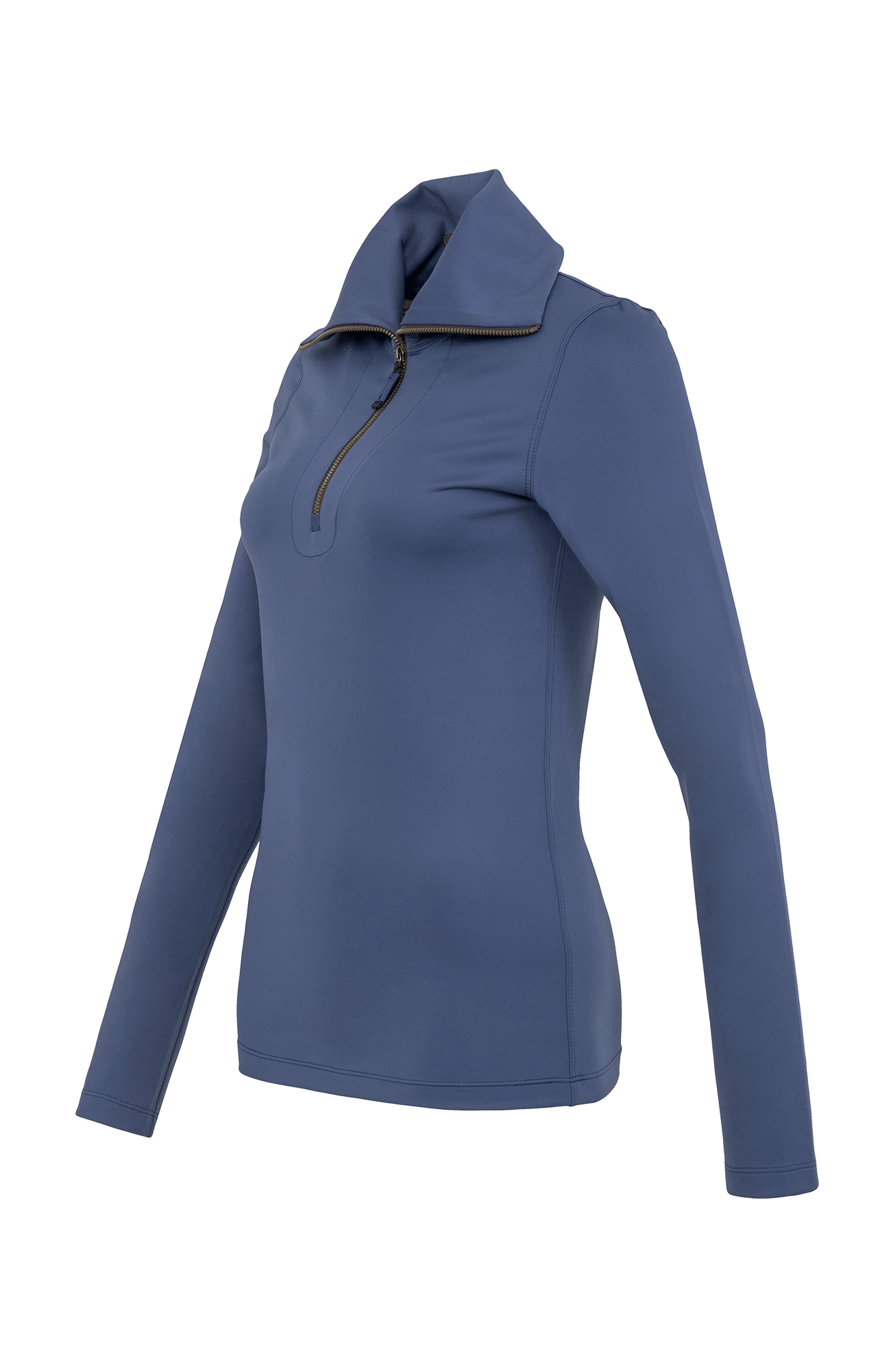 Blaues baselayer Unterziehshirt Seitenansicht