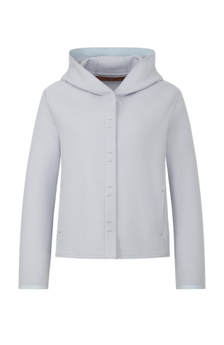 Walkjacke mit Kapuze ice blue von Detail