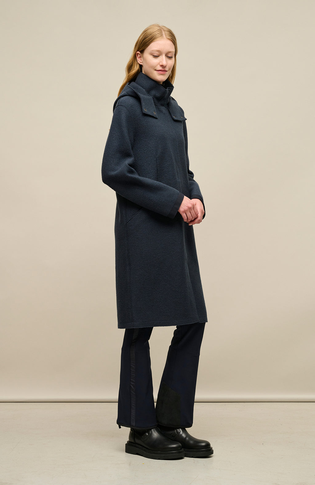 PIECES Damen Mütze Mit Woll-Kapuze – PCJESLIN WOOL HOOD NOOS BC, Dänisches Design