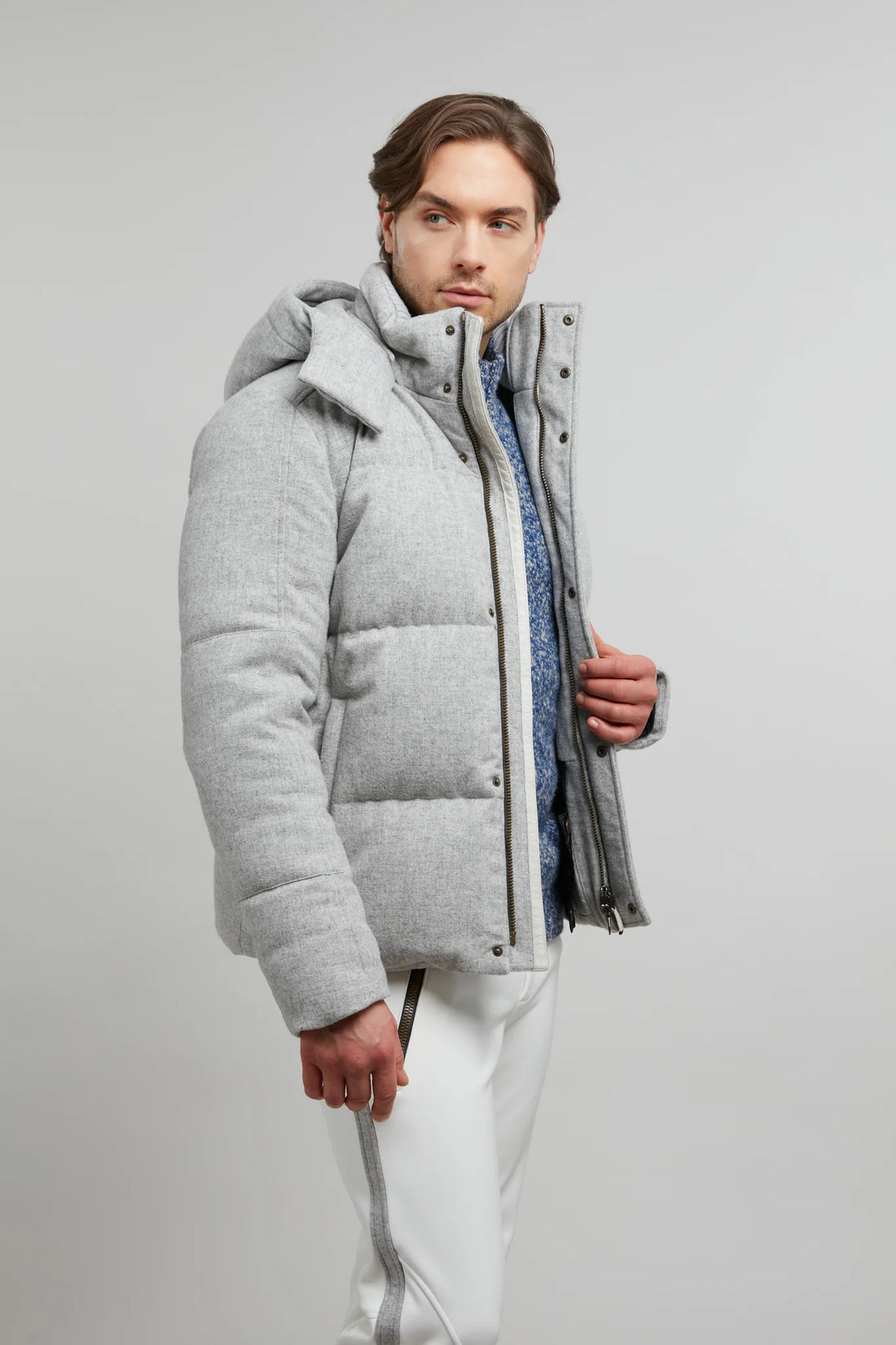 Winterjacke aus Loden- Teddy-L