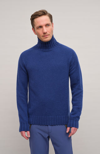 Cashmere sweater with turtleneck - Aiden