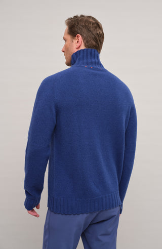 Cashmere sweater with turtleneck - Aiden