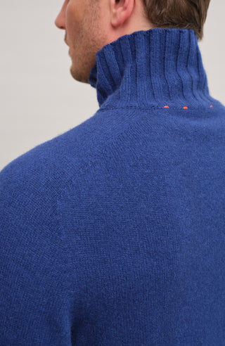 Cashmere sweater with turtleneck - Aiden