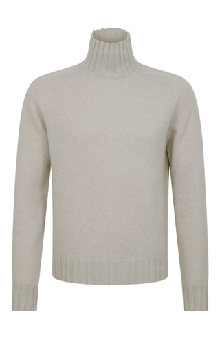 Kaschmirpullover mit Rollkragen - Aiden
