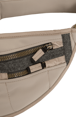 Teddy Banane wool and silk-blend belt bag