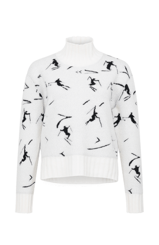 Strickpullover mit Skifahrermotiv - TinaMulti