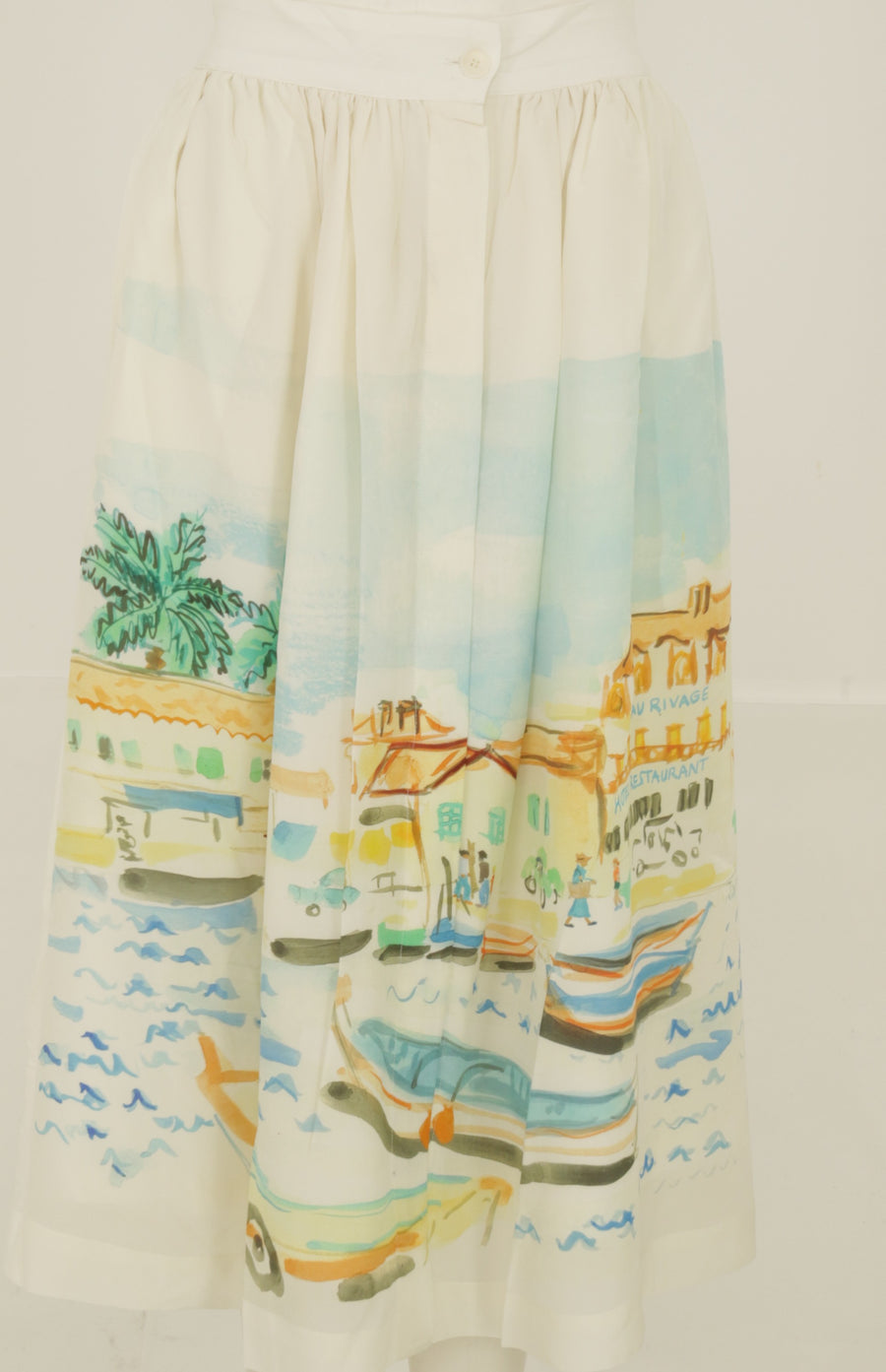Printed Silk Skirt