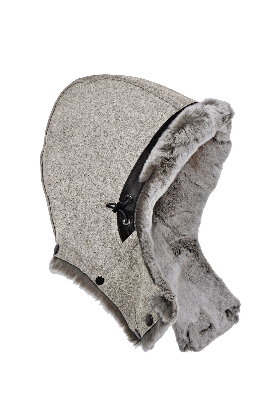Hooded Rex rabbit with loden