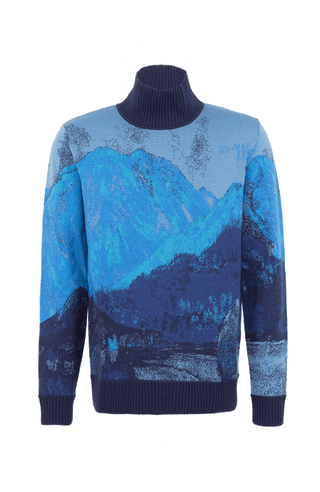 Everest Ski Pullover mit Bergmotiv