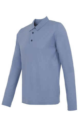 Alan long sleeve polo shirt