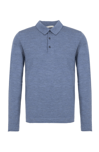 Long sleeve polo shirt - Alan-SW