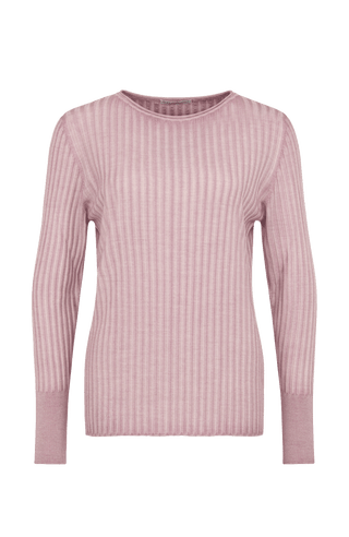  CameliaDyed crew neck sweater