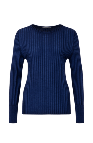  CameliaDyed crew neck sweater