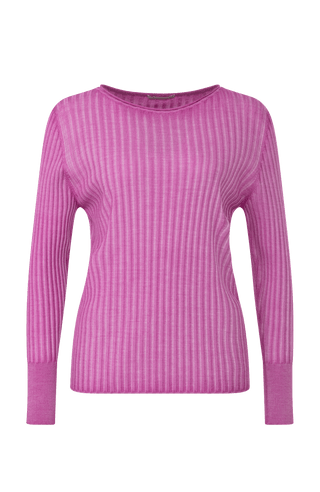  CameliaDyed crew neck sweater