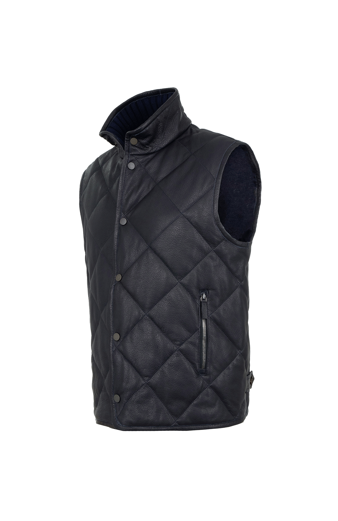 Moritz leather vest