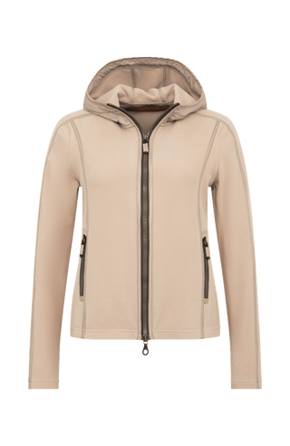 Rania Biodegradable Fleecejacke mit Kapuze