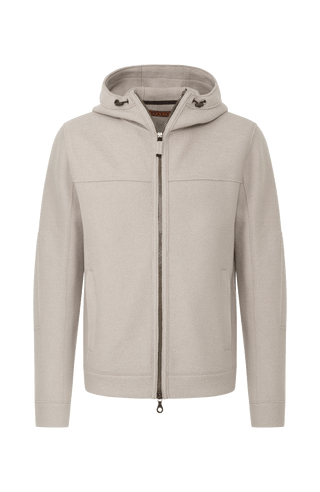 George Cooked Wool Jacket with Hood