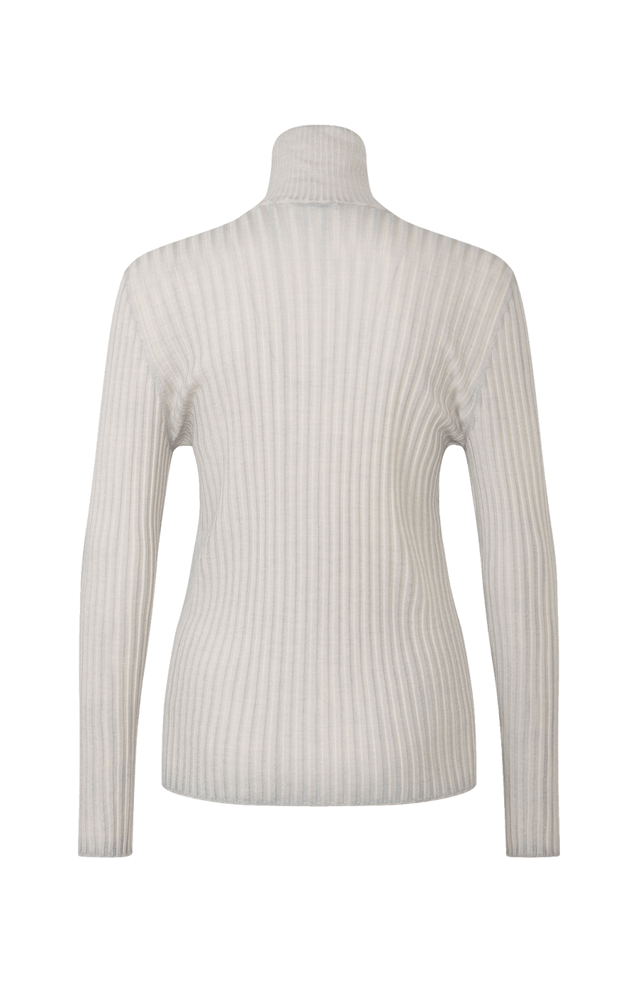 Lockerer Damen-Rollkragenpullover in Beige (Farbe sandstone, Modell 533601 MarleenDyed-RB, aus weicher Baumwollmischung, zeigt das elegante Design und die feine Strickstruktur – ideal für kühle Tage und vielseitig kombinierbar