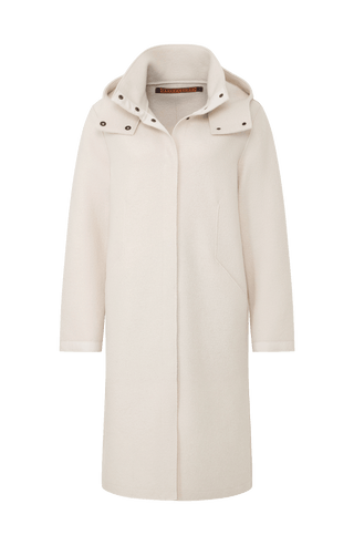 Ellen Cooked Wool Coat with Hood