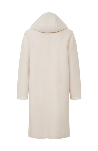 Ellen Cooked Wool Coat with Hood