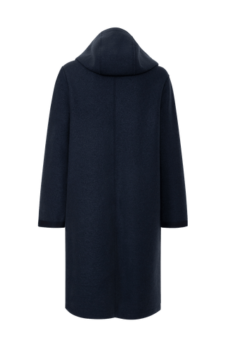 Ellen Cooked Wool Coat with Hood