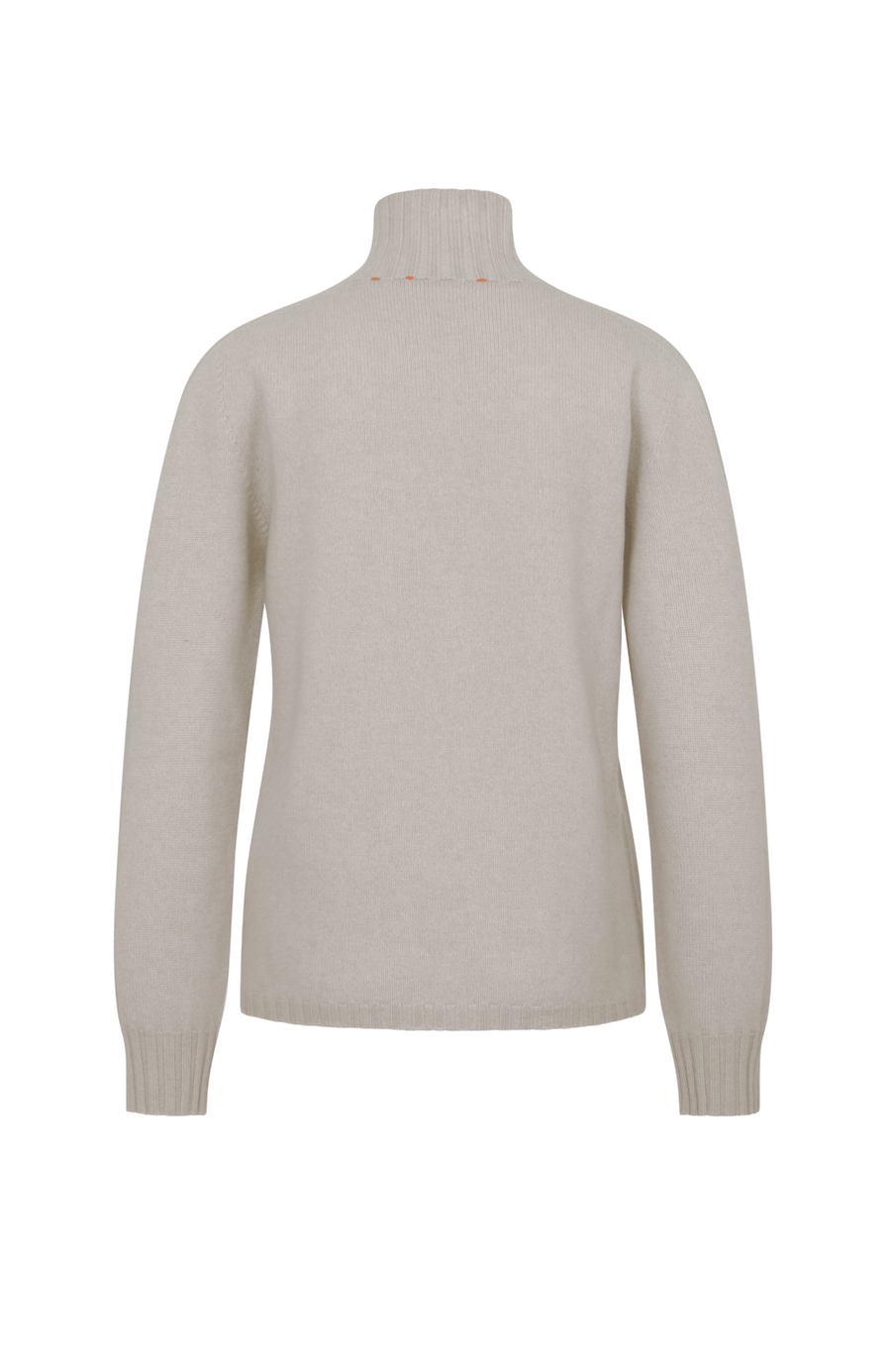 Cashmere sweater with stand-up collar - Hana